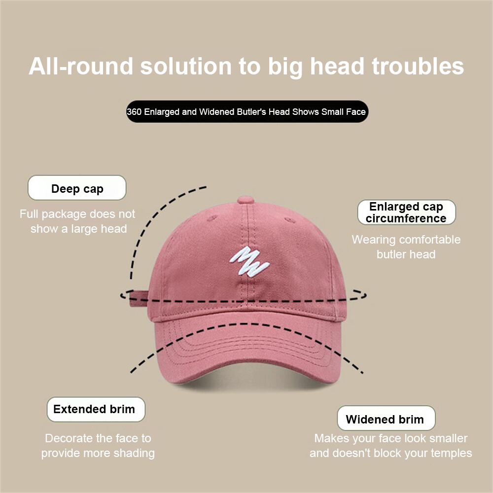 Mũ Lưỡi Trai Có Thể Điều Chỉnh Mũ Bóng Chày Thêu Đơn Giản Dễ Phối Cho Cả Nam Và Nữ Bằng Cotton Chải