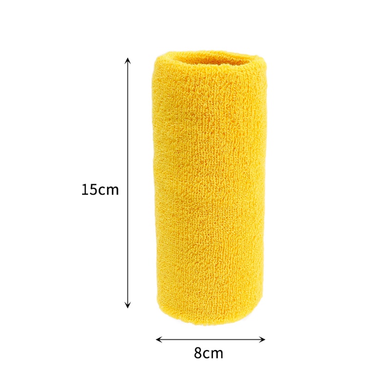 Băng Quấn Bảo Vệ Cổ Tay Thấm Hút Mồ Hôi Bằng Sợi Cotton Nhiều Màu Cho Nam Và Nữ