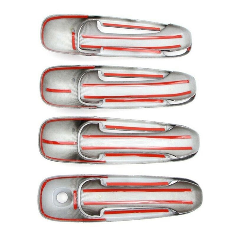 Set 8 Tay Nắm Cửa Xe Ô Tô 4 Cửa Dành Cho Dodge Ram 1500 2500 3500 4500 5500 2002-2008