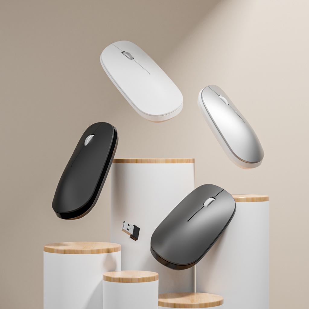 Phù Hợp Chuột Bluetooth Không Dây Sạc Được Siêu Mỏng Cho Apple Huawei