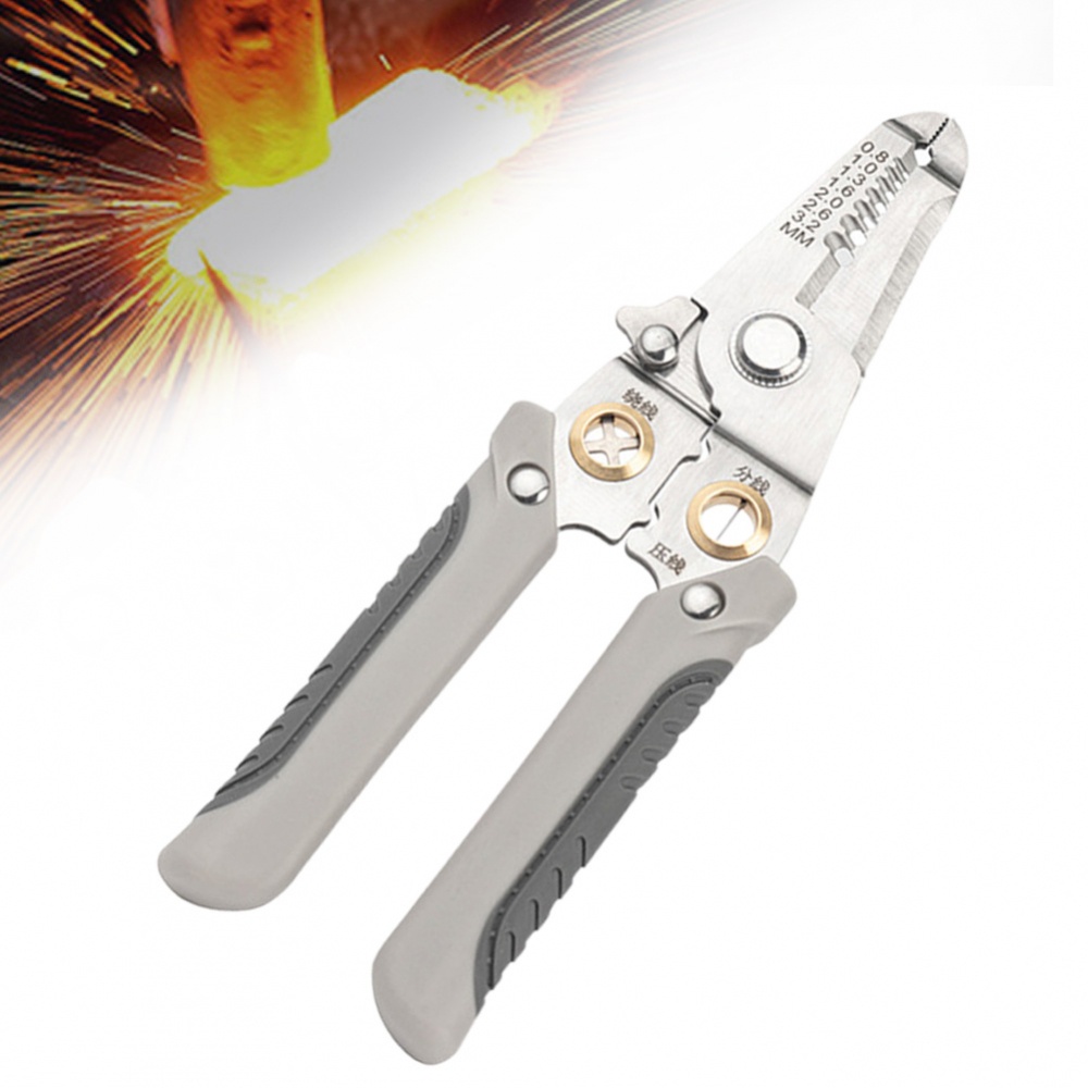 Kìm Tước Dây Điện Đa Năng Độ Chính Xác Cao Bằng Thép Không Gỉ