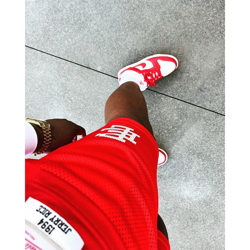 Eric Emanuel Mới EE Quần Short Thể Thao Bóng Rổ Chạy Bộ Đường Phố Nhanh Khô Thông Thường Mỹ