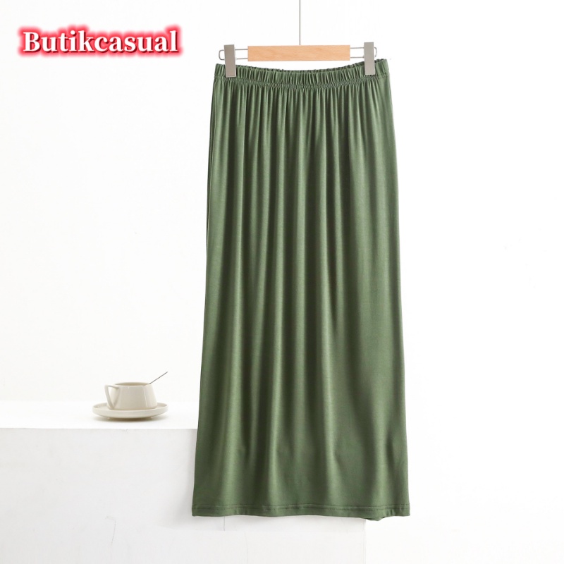 Chân Váy cotton Dài Dáng Rộng Lưng Cao Màu Trơn Thời Trang Mùa Hè 2023 Cho Nữ