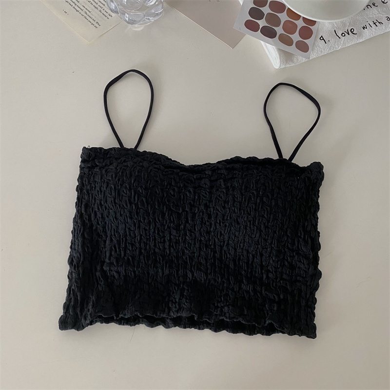 Áo Ống Màu Trơn Có Mút Đệm Ngực Thoáng Khí Gợi Cảm NRVP 2023