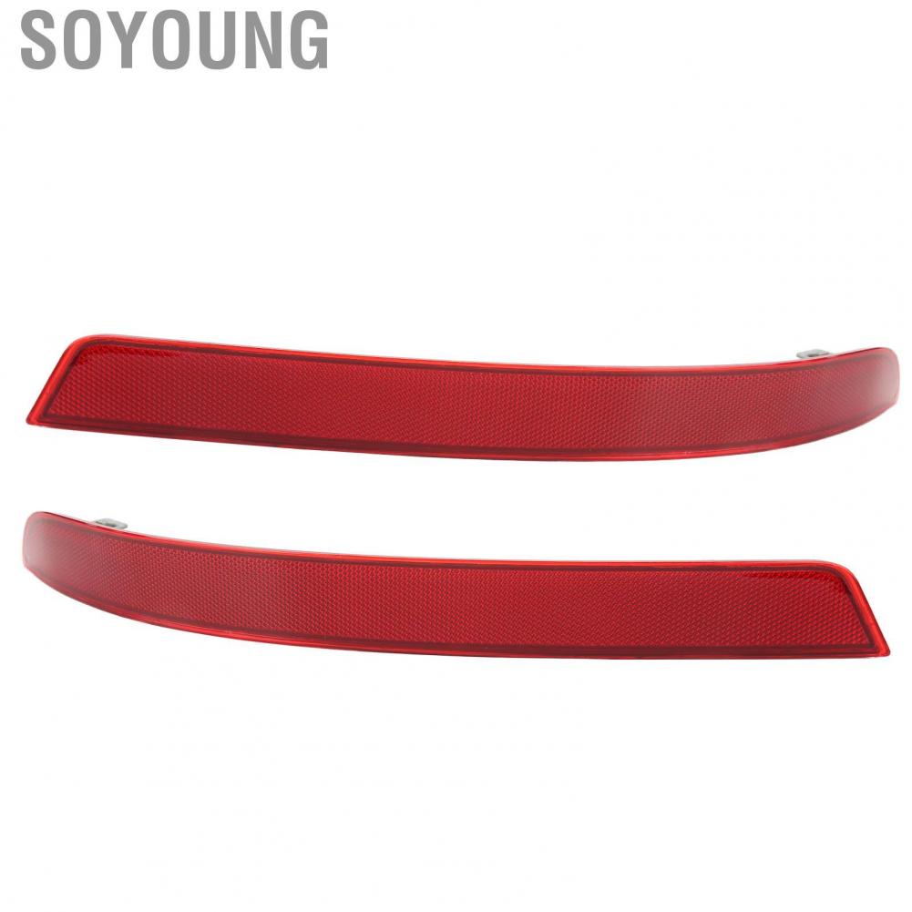 Soyoung Rear Bumper Reflector  Red Waterproof Night Perfect Match Warning for GL63 GL320 GL450 GL550