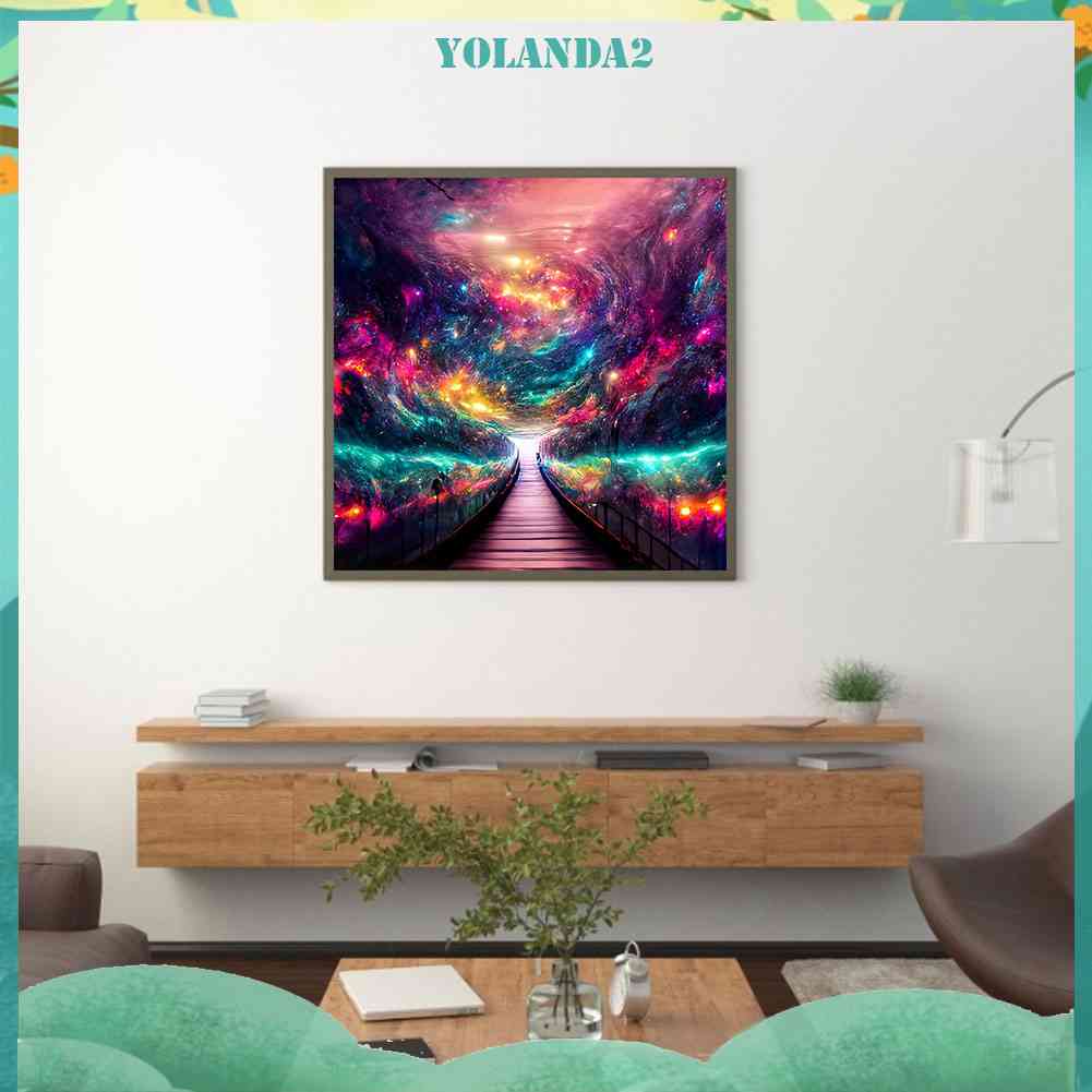 Bộ Tranh Đính Đá 5D Toàn Diện Họa Tiết Trừu Tượng Độc Đáo DIY Dùng Trang Trí Nhà Cửa