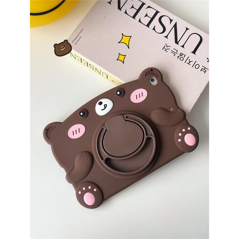 Ốp Máy Tính Bảng Silicon Mềm Có Tay Cầm Cho iPad 10.2 "10.9" MINI / Air 1 2 / Pro 9.7 / Air 4th 5th 6th 7th 8th 9th 10th Gen 2020 2022