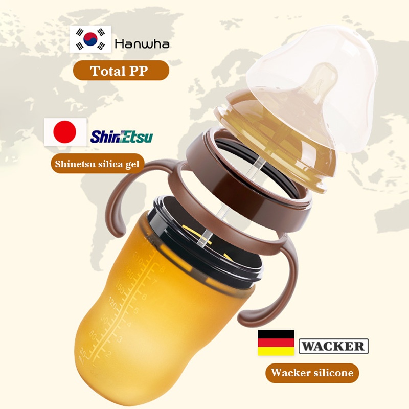 Bình Nước Bằng Silicone 150ml / 240ml Có Tay Cầm Tiện Dụng