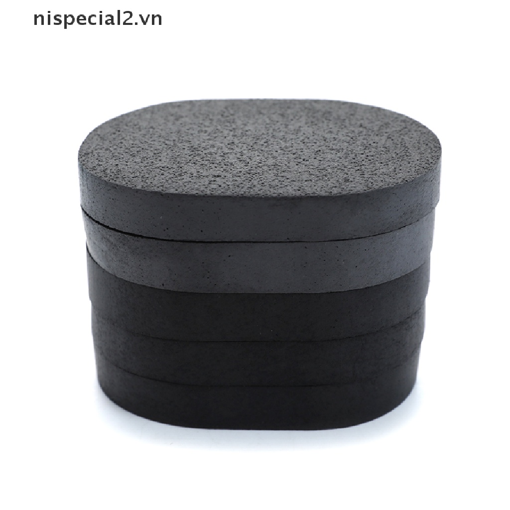 Mút Rửa Mặt Than Tre Hoạt Tính Màu Đen Làm Sạch Lớp Trang Điểm