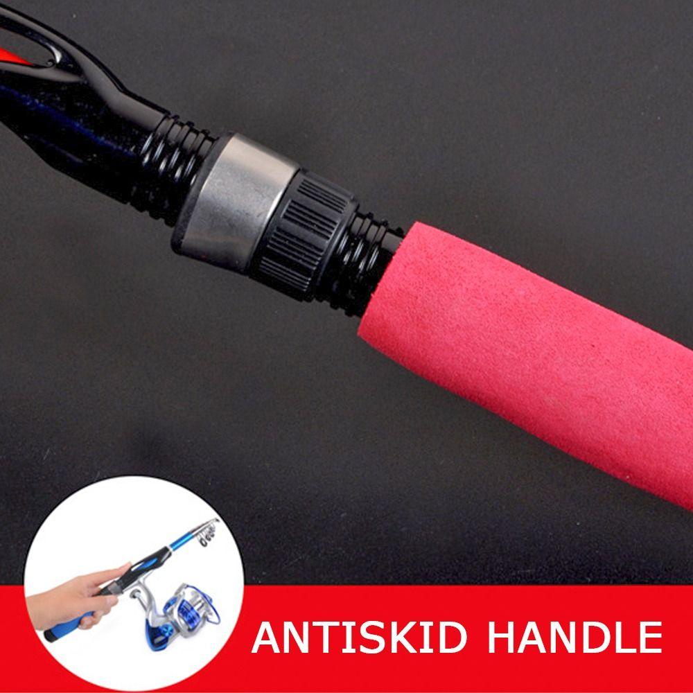 MUVAKO Cần Câu Cá Sợi Thủy Tinh Dài Có Thể Thu Gọn Tiện Dụng