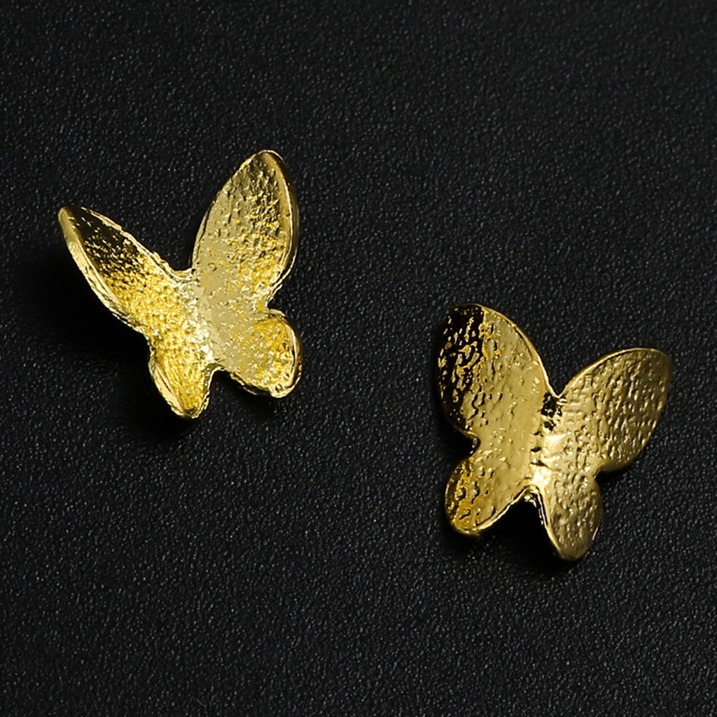 Set 100 Phụ Kiện Trang Trí Móng Tay 3D Hình Bướm Xinh Xắn