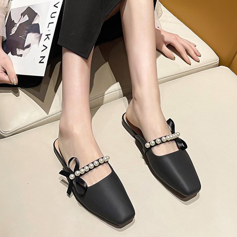 Dép Lười Chống Trượt Đơn Giản Thời Trang Hàn Quốc Cho Nữ