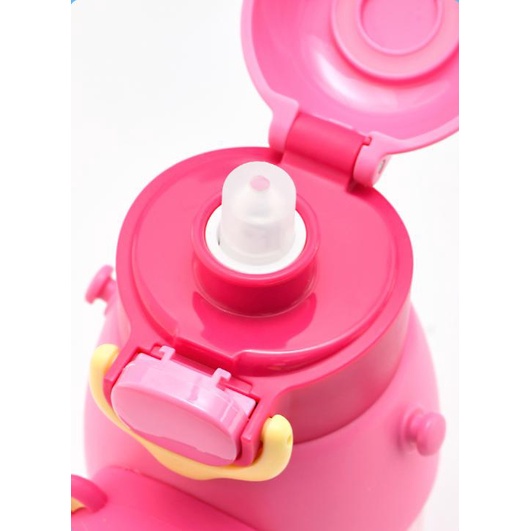 Bình Nước DISNEY Chính Hãng 550ML Chất Liệu Nhựa Tritan Có Ống Hút Và Dây Đeo Tiện Dụng Cho Bé