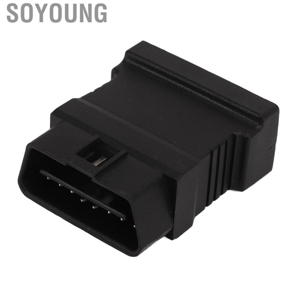 Soyoung 16 Pin OBD Cable Connector  Impact Resistant OBD2 16E Easy Installation Precise Match Stable Structure Ideal Replacement for Diagnostic Tool