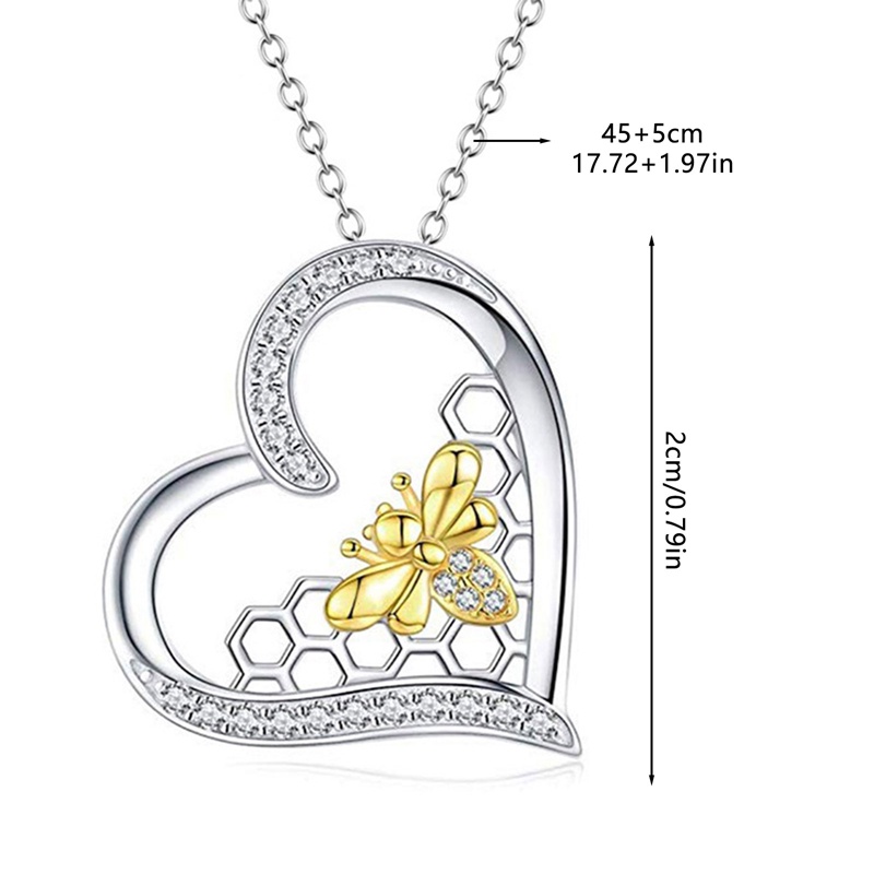 Vòng cổ Mặt Hình Hoa Hướng Dương Và Ong Thời Trang Cho Nữ