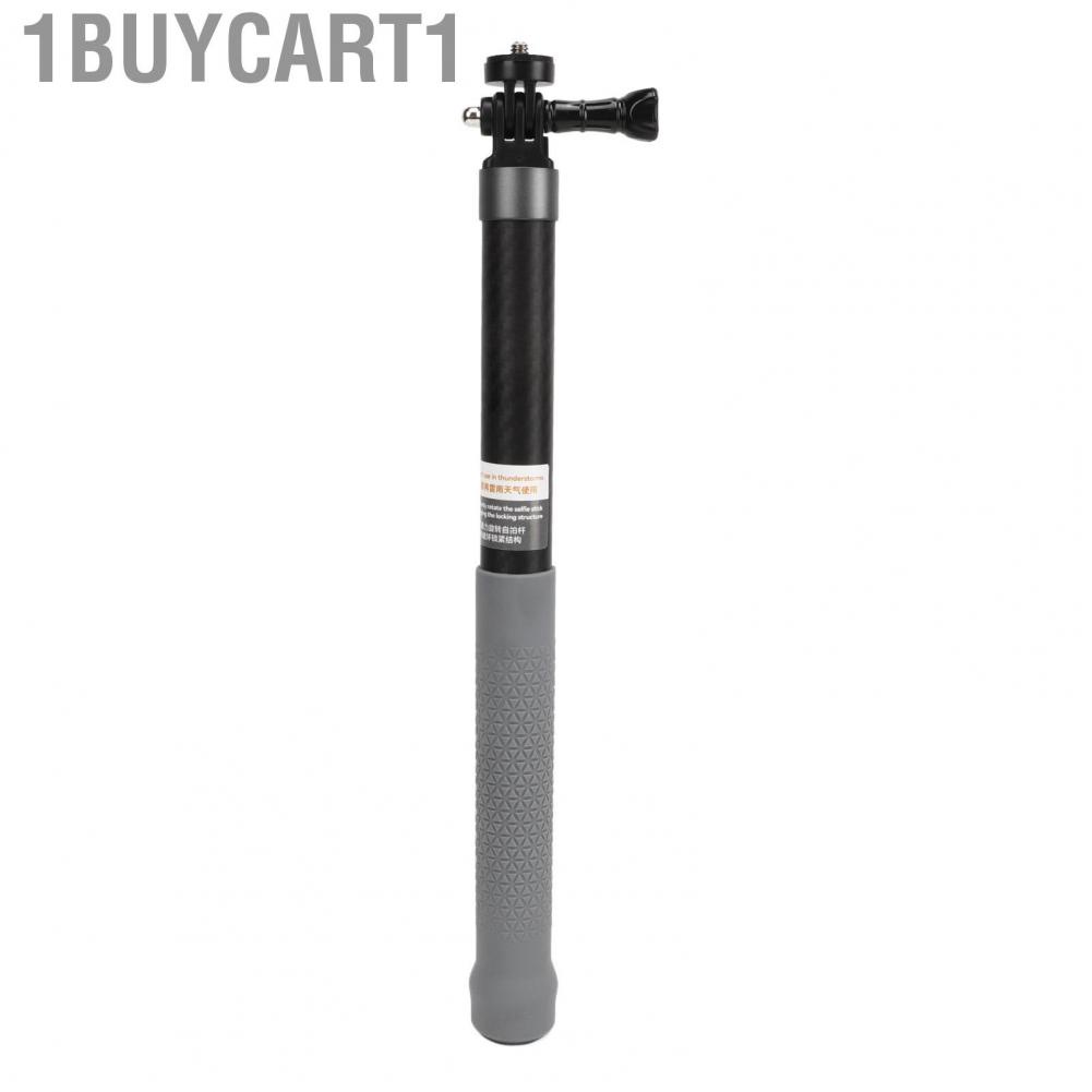 1buycart1 Carbon Fiber Selfie Stick  Aluminum Alloy Retractable Practical for Camera