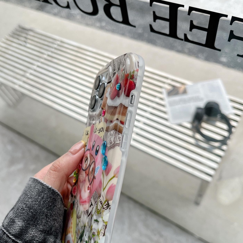 Ốp Điện Thoại TPU Dẻo Trong Suốt Họa Tiết Hoạt Hình Chú Mèo Dễ Thương Chống Sốc / Bụi Bẩn Cho iPhone 14 13 Pro Max 12 11