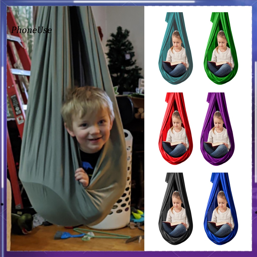 Võng Tập Yoga Bằng Nylon Co Giãn Tốt Thoải Mái Tiện Dụng Cho Gia Đình