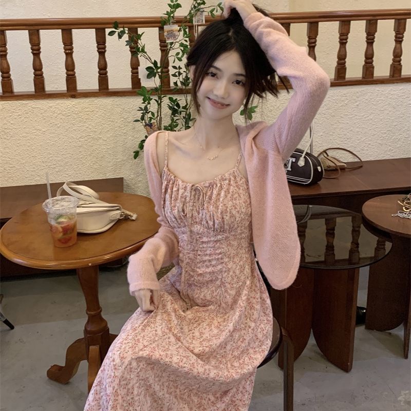 Đầm Hai Dây Họa Tiết Hoa Thời Trang Mùa Hè Ngọt Ngào