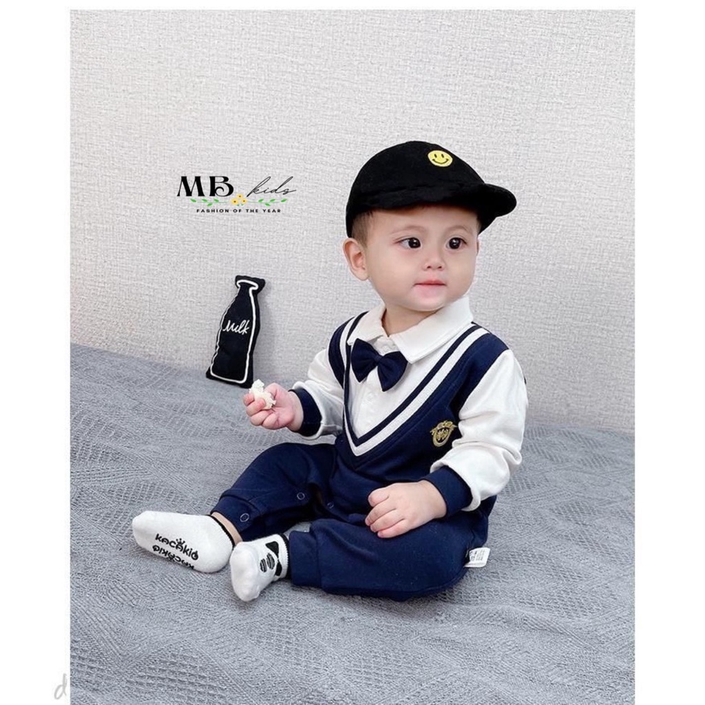 SALE BODY CÔNG TỬ BÉ TRAI DÀI TAY CAO CẤP SIZE 4-15KG