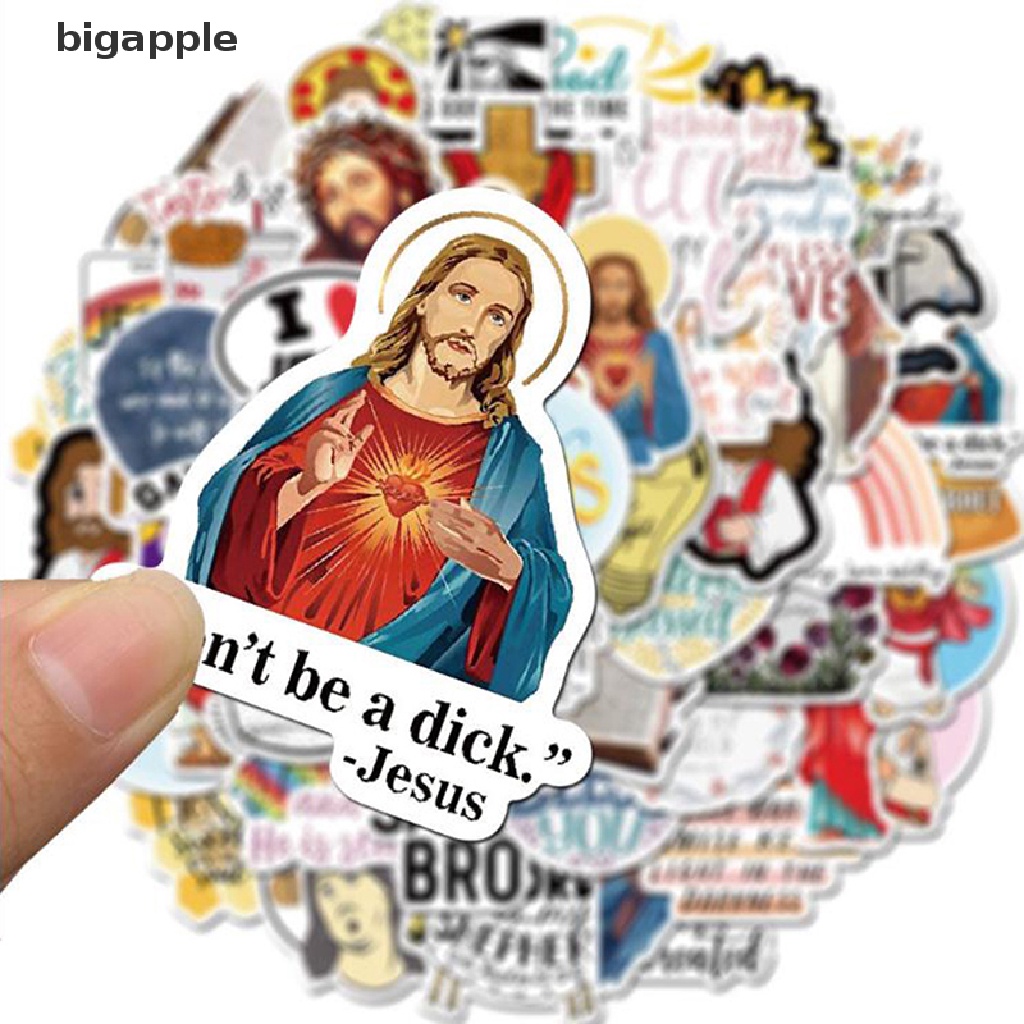 Set 50 Sticker Họa Tiết Hoạt Hình Trang Trí Laptop