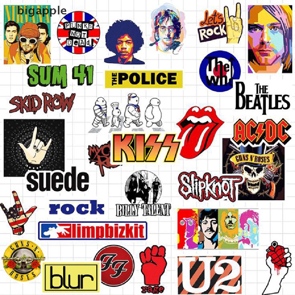 Set 50 Sticker Họa Tiết Băng Cá Nhân Độc Đáo Dùng Để Trang Trí Nội Thất