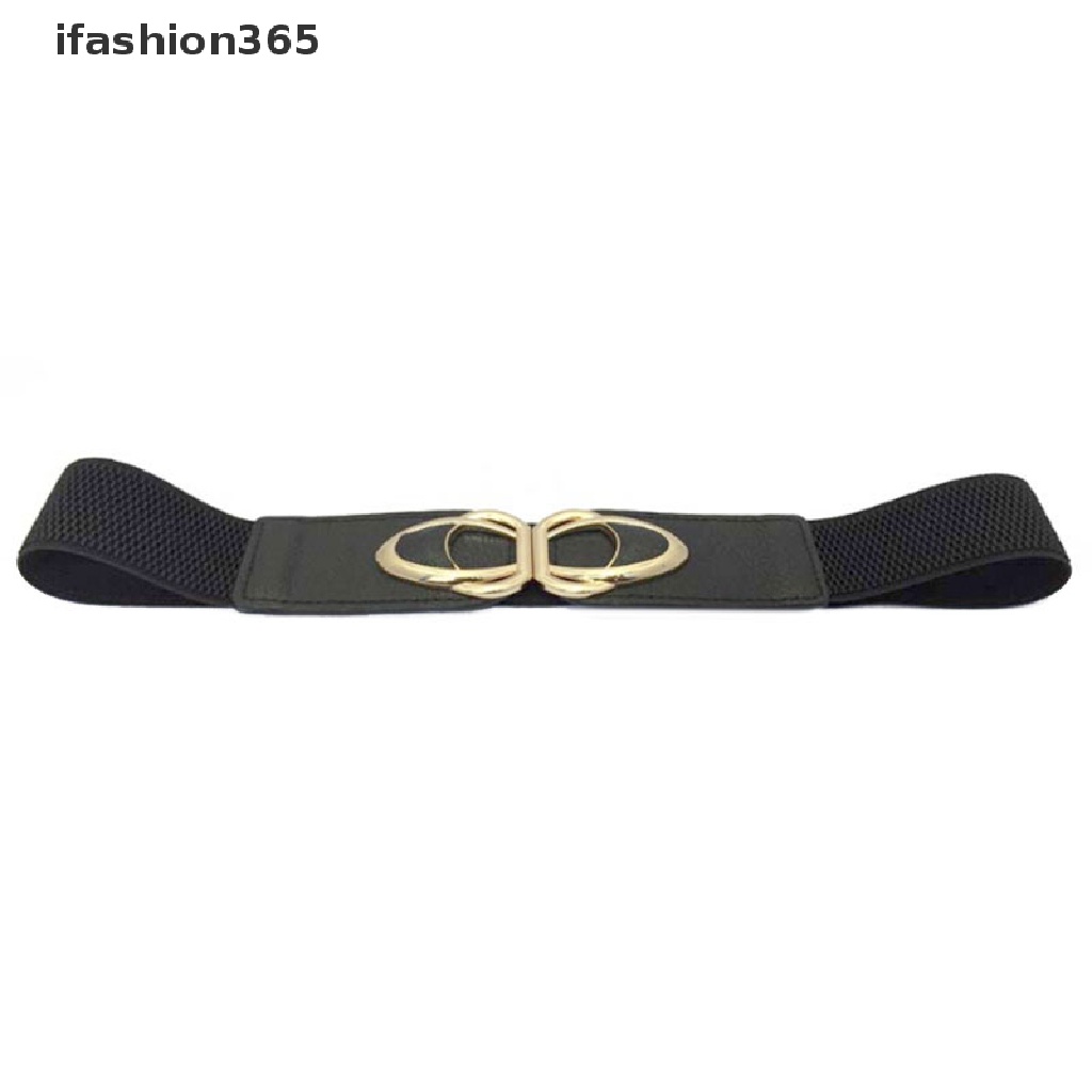 Thắt Lưng Da PU Bản Rộng Dày Co Giãn Thời Trang Cho Nữ Mặc Đầm Cỡ Lớn ifashion365