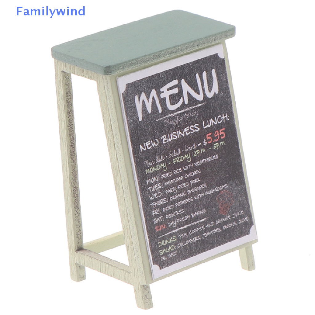 Bảng Trang Trí Nhà Búp Bê Phong Cách Vintage 1: 12