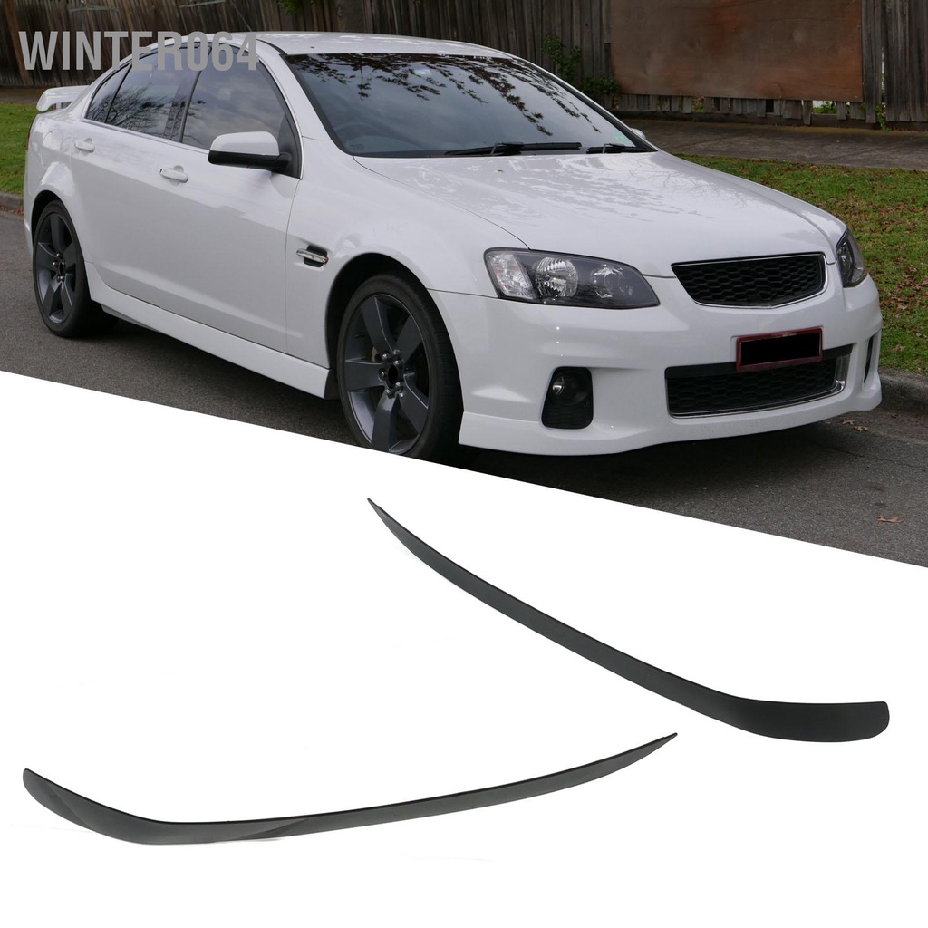Winter064 2 Chiếc Đèn Pha Lông Mày Trước Trái Phải Ánh Sáng Mí Mắt Viền Bao Da Thay Thế Cho Commodore Sedan Toa Xe Ute
