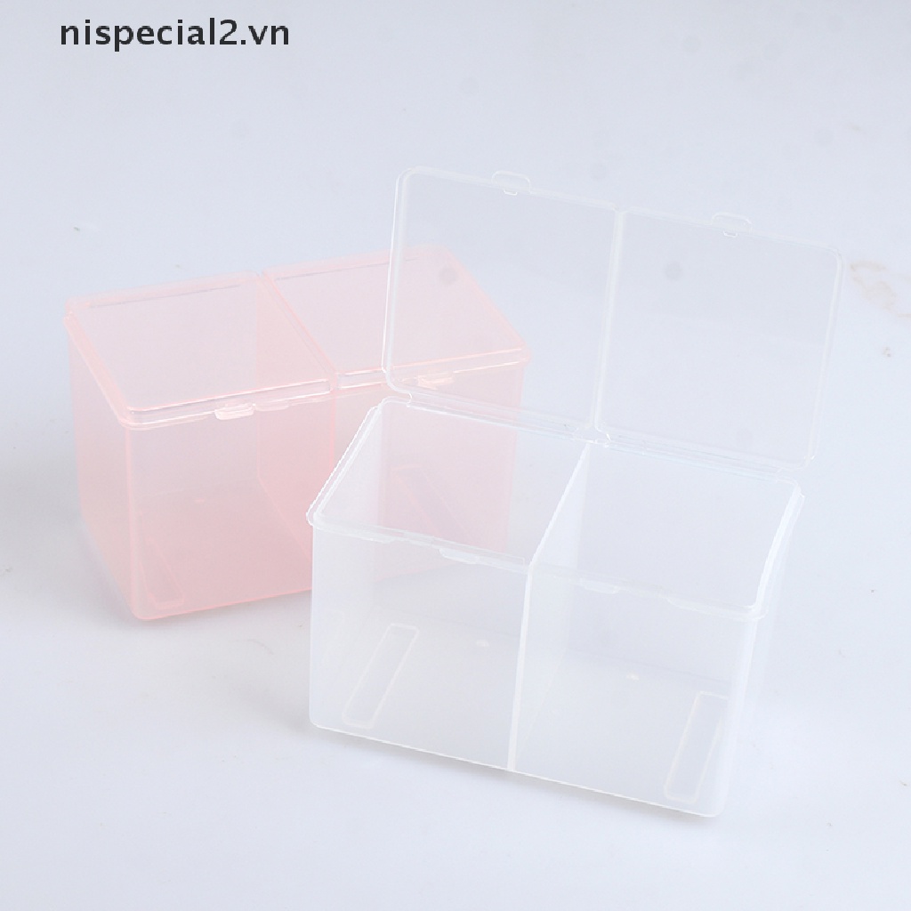 Hộp Đựng Bông Tăm Đôi Nhỏ Gọn Tiện Dụng