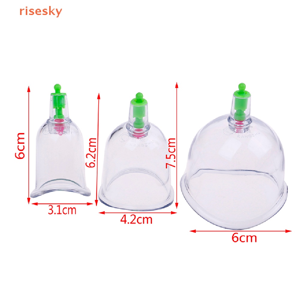 Cốc Hút Chân Không C1 * 3 Dùng Massage Truyền Thống Trung Quốc