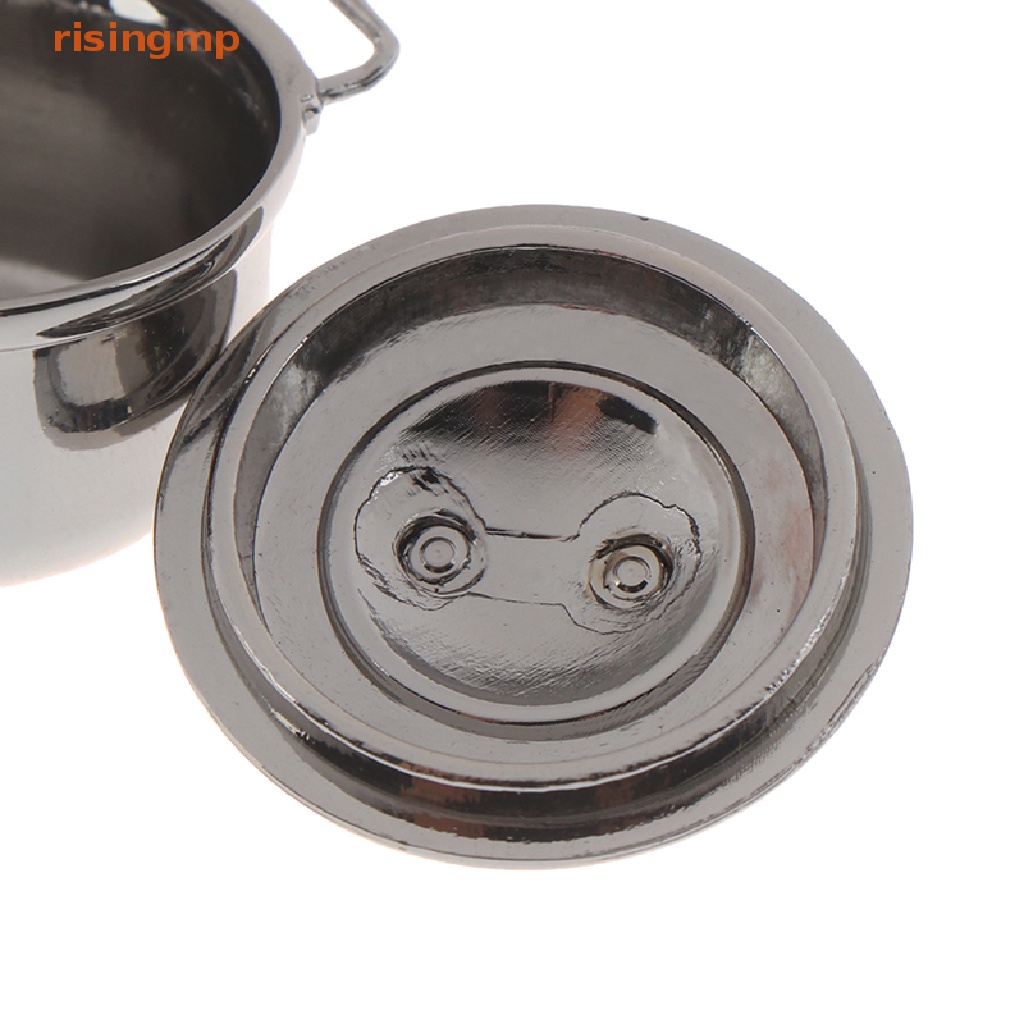 Nồi Hầm Bằng Thép Không Gỉ Tỉ Lệ 1 / 12 Trang Trí Nhà Búp Bê