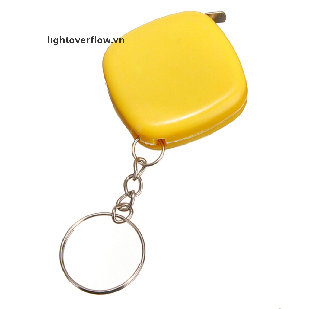 [lightoverflow] Thước Dây Mini Có Móc Khóa Thu Gọn Dễ Dàng Dài 1M [VN]
