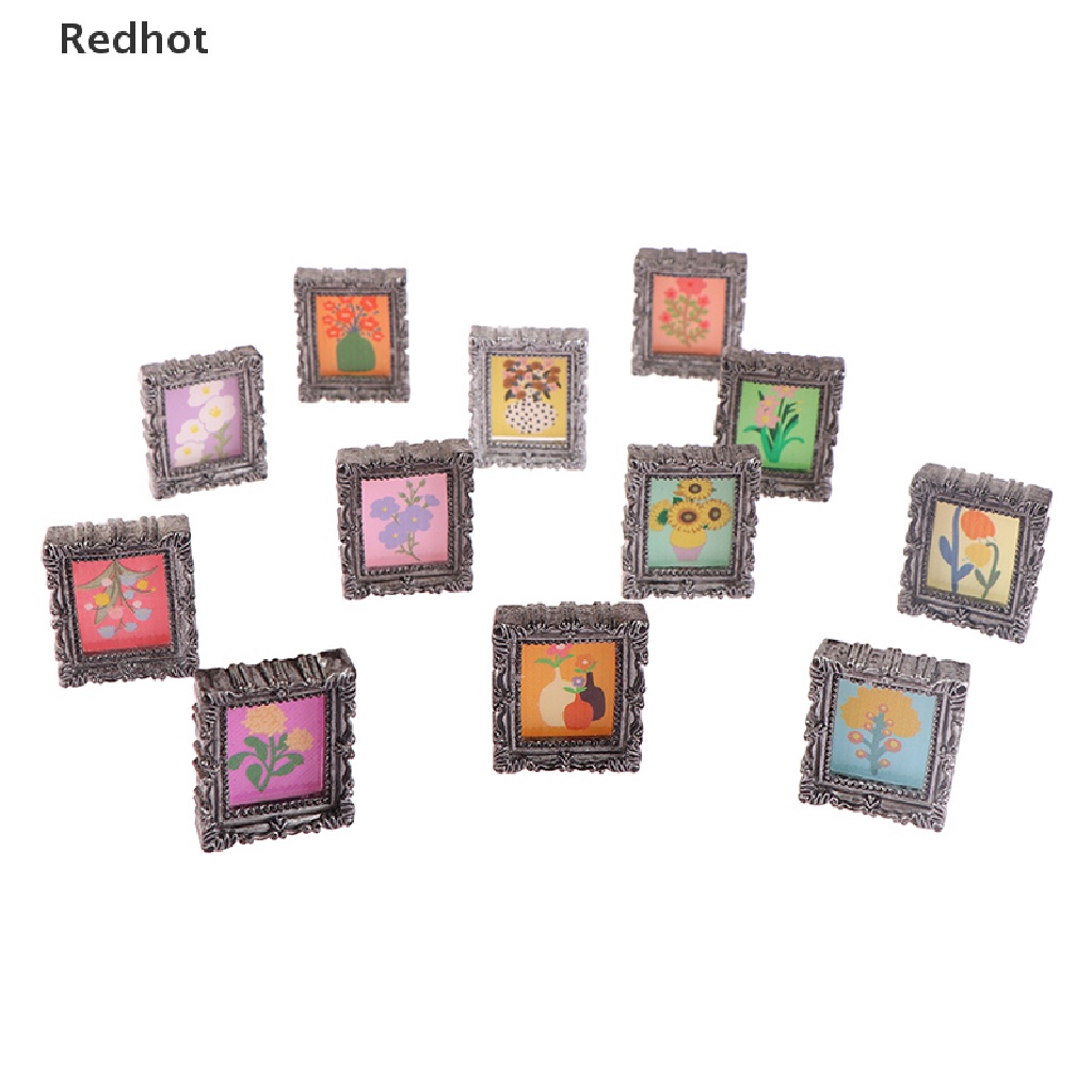 Bộ 2 Khung Manny Cổ Điển Tỉ Lệ 1: 12 Trang Trí Nhà Búp Bê