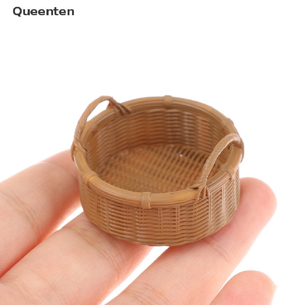 Giỏ Bánh Mì Trái Cây Nhỏ Xinh Trang Trí Nhà Búp Bê Tỉ Lệ 1: 12