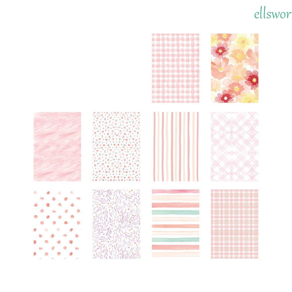 Set 50 Tờ Giấy Dán Trang Trí Sổ Tay DIY Phong Cách Retro