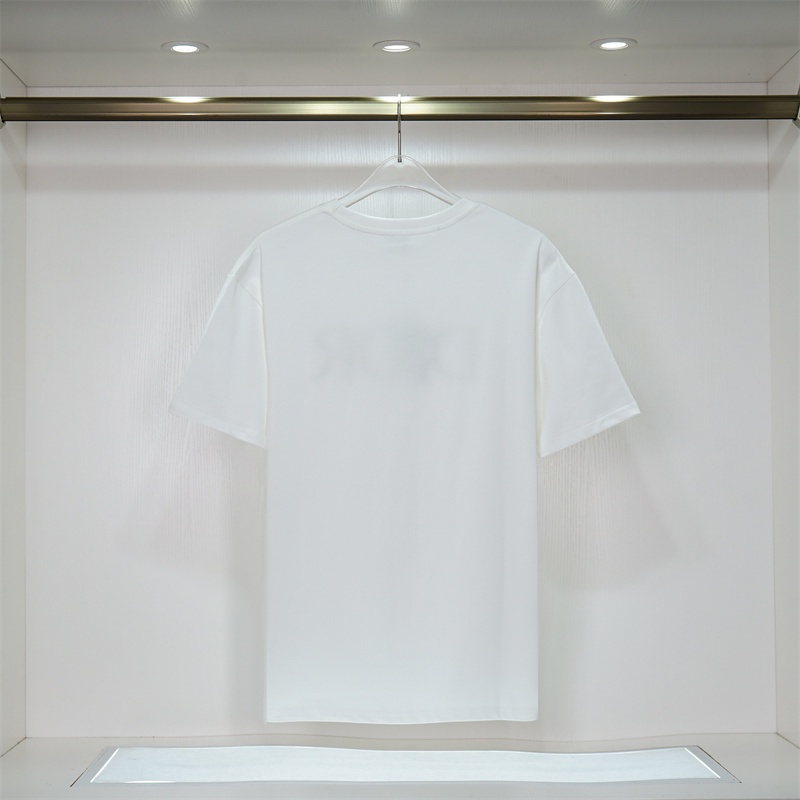 Áo Thun Cotton Tay Ngắn Thêu Chữ D &amp; O Plus Size Unisex