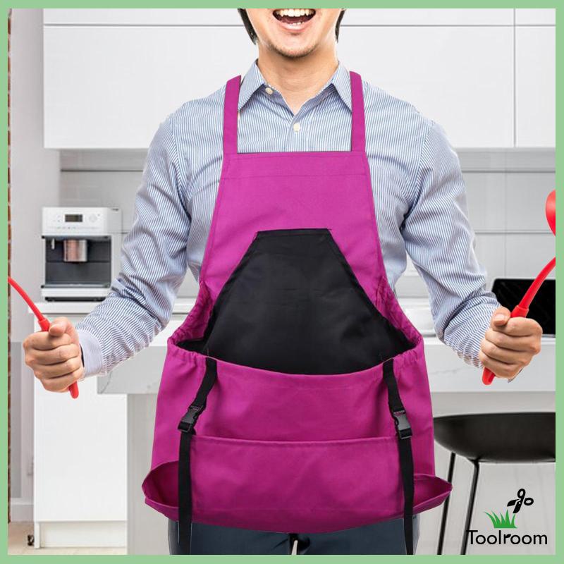 Tạp Dề Làm Vườn Có Túi Tháo Gỡ Nhanh