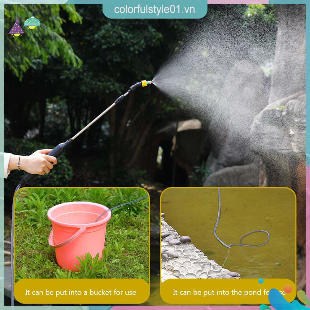 ♥♥colorfulstyle01♣ Bình xịt tưới cây trong vườn Máy phun nước điện tự động Vòi phun nước