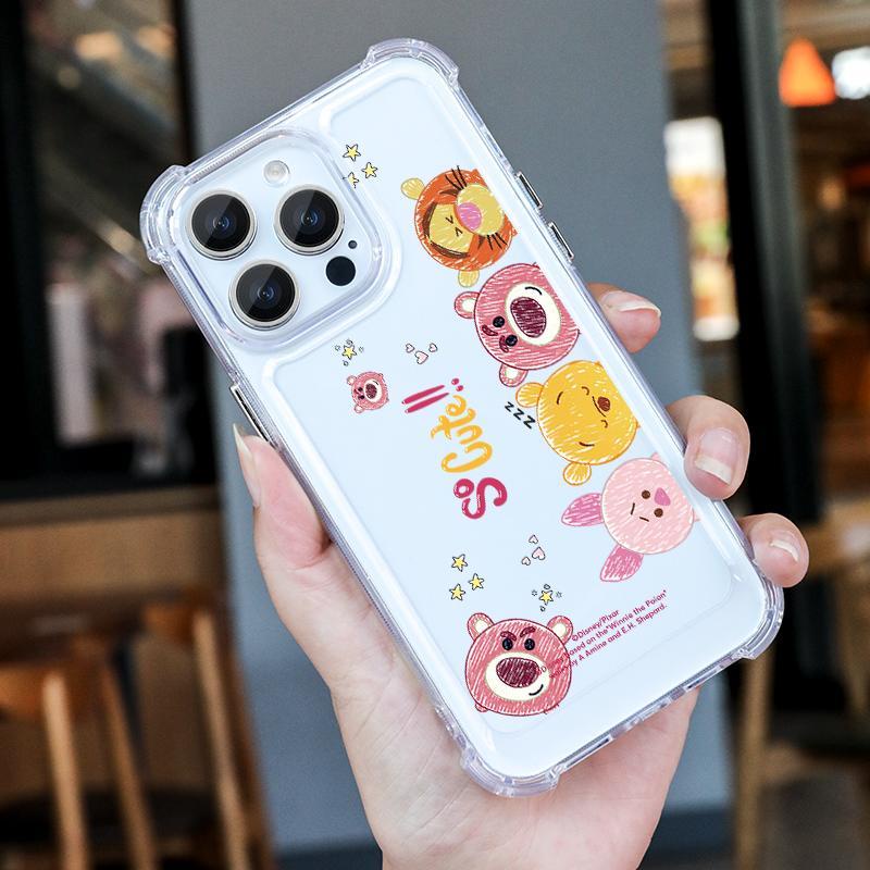 Ốp Điện Thoại TPU Mềm Trong Suốt Chống Sốc In Hình Động Vật Dễ Thương Cho IPhone 11 14 13 12 Pro Max XS X XR 7 + 8 6 6S Plus Sự Bảo Vệ
