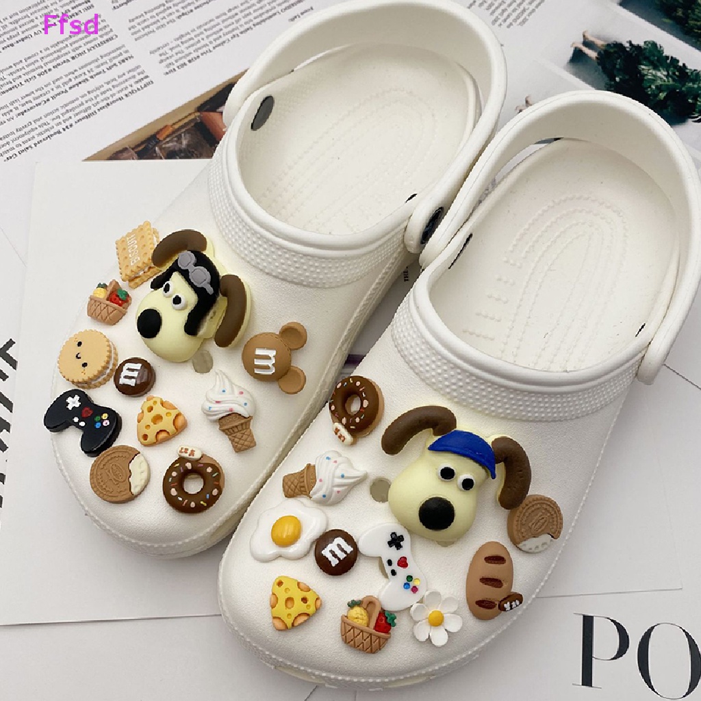 {Ffsd} Phụ Kiện Khóa Giày Có Thể Tháo Rời Ba Chiều Diy Bán Chạy