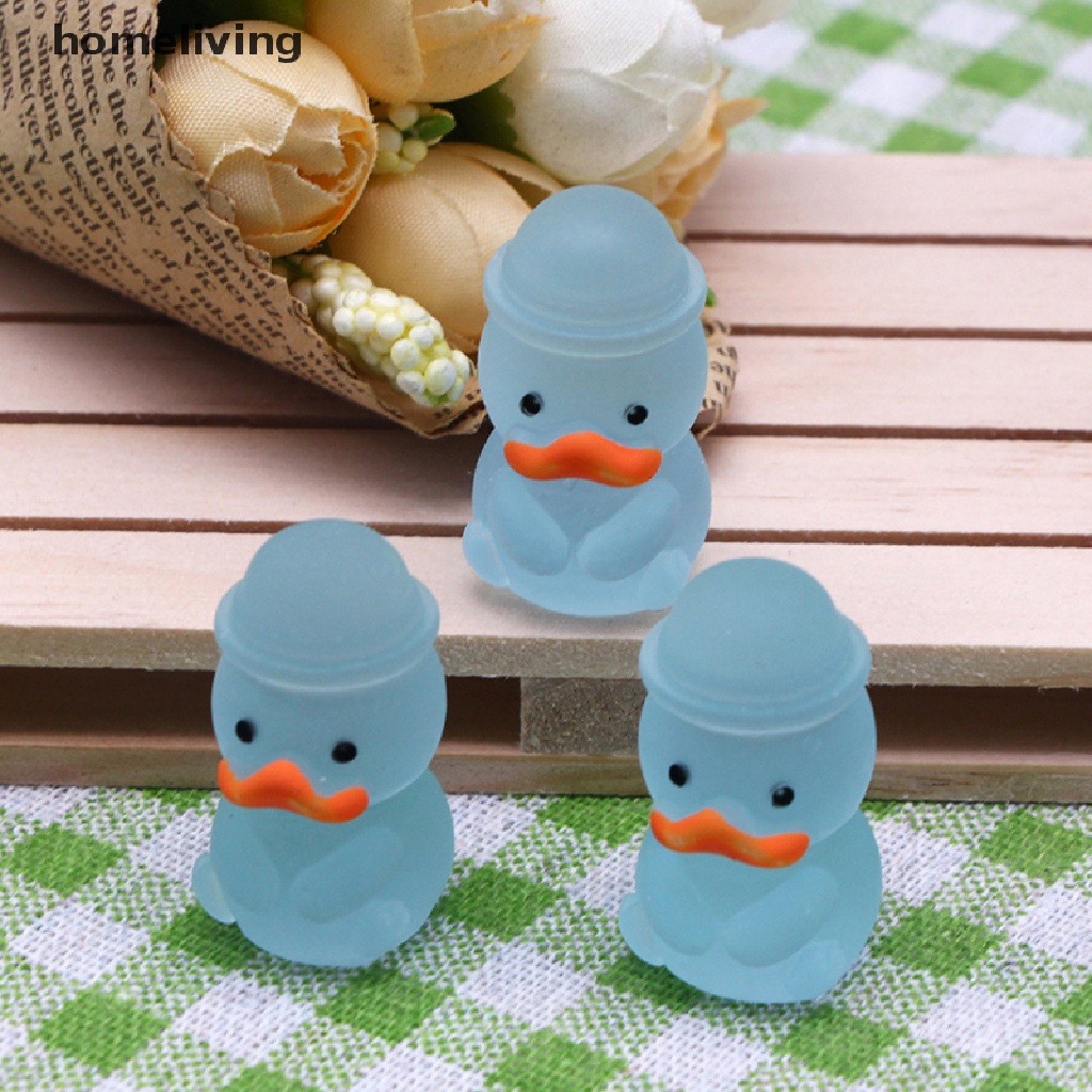 Chú Vịt Hoạt Hình Phát Sáng Trong Bóng Tối Nhiều Màu Sắc Ngẫu Nhiên Dùng Để Trang Trí