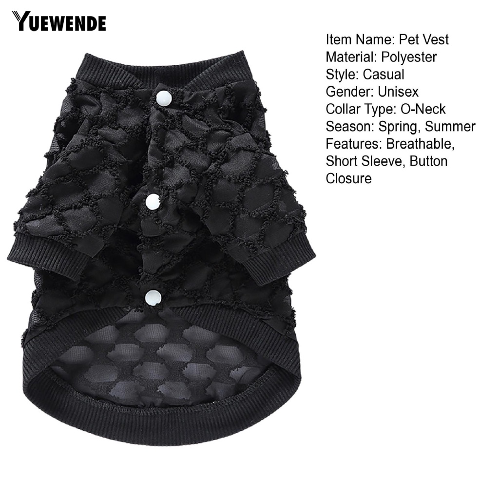 Yue.z Áo Thun Ngắn Tay Mặc Hàng Ngày Cho Thú Cưng
