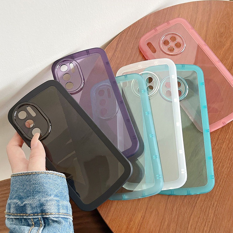 Ốp Điện Thoại Nhiều Màu Sắc Cho Vivo Y22 Y22S Y21 Y21S Y21T Y35 Y75 Y55 5G Y50 Y30 Y30i Y77 Y19 Y77e Y5S U3 U20 Z5i V23e S10e