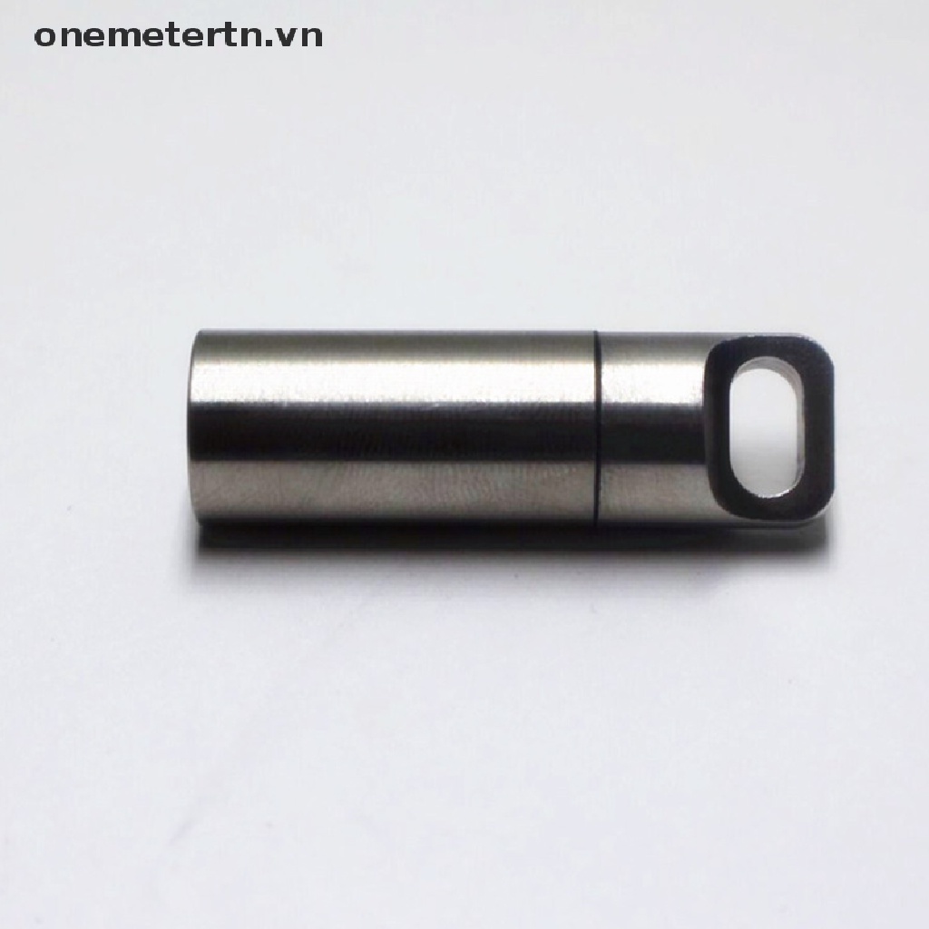 Hộp Đựng Thuốc Mini Bằng Thép Không Gỉ Chống Thấm Nước Tiện Dụng Mang Theo Du Lịch Cắm Trại