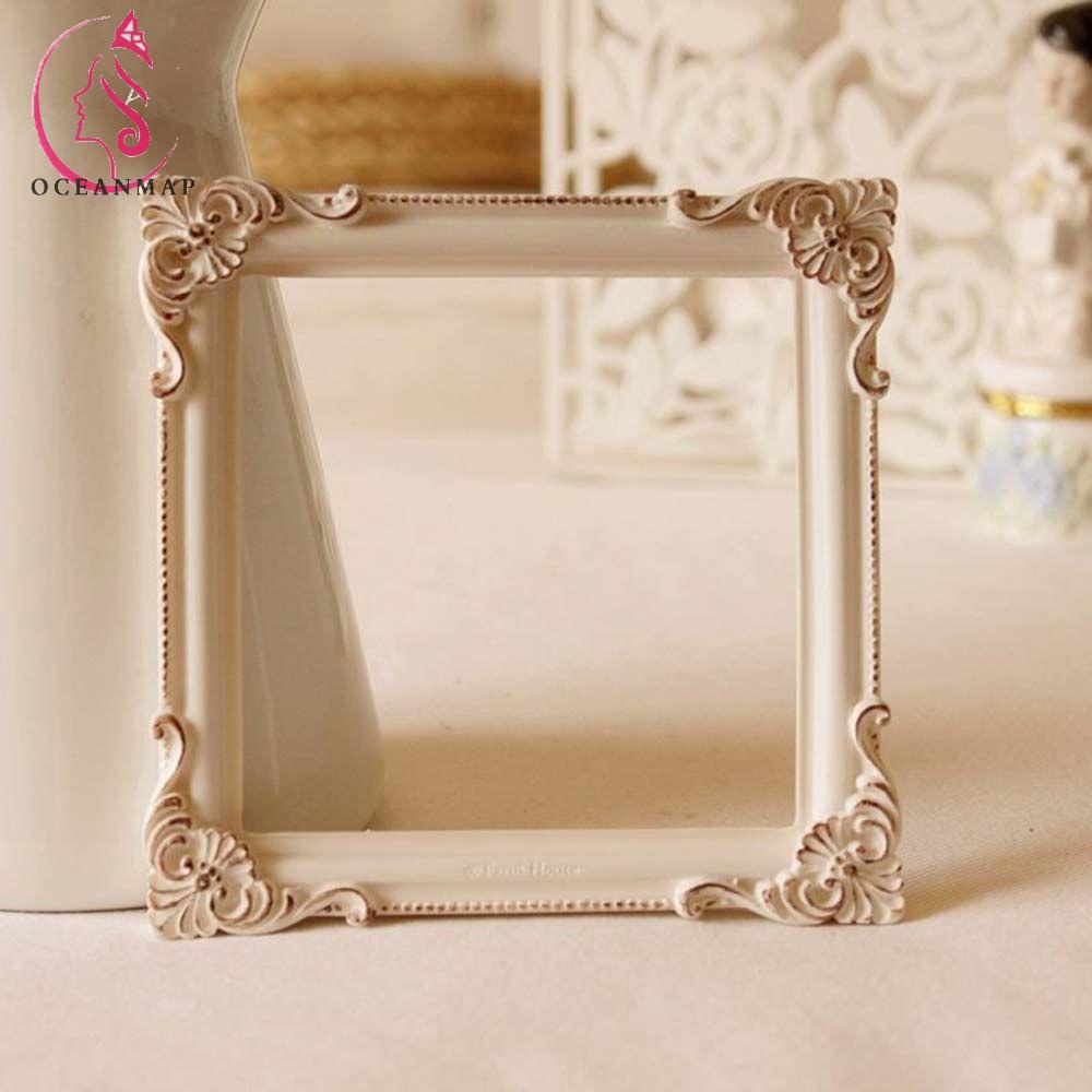 Khung Ảnh Kèm Giá Đỡ Dập Nổi Phong Cách Châu Âu Trang Trí Nhà Cửa DIY