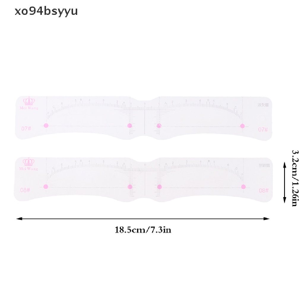 Set 12 Khuôn Hỗ Trợ Kẻ Lông Mày Tiện Dụng Xo94Bsyu