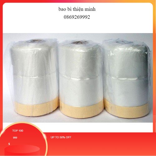 BĂNG DÍNH CHE PHỦ SƠN Ô TÔ KHỔ 550MM