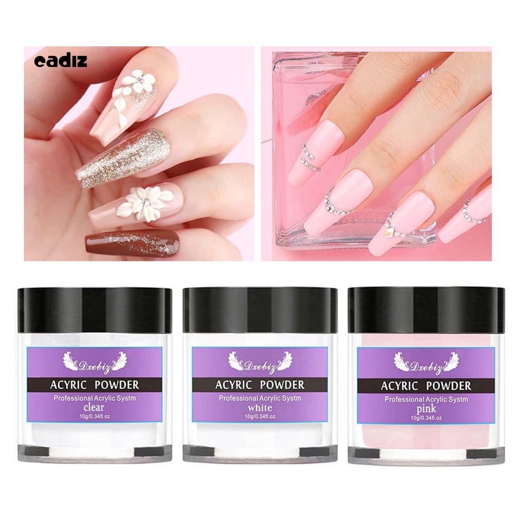 Bộ 10 Cây Dũa Móng Tay Lấp Lánh Chuyên Dụng Cho Trang Trí Móng Nghệ Thuật