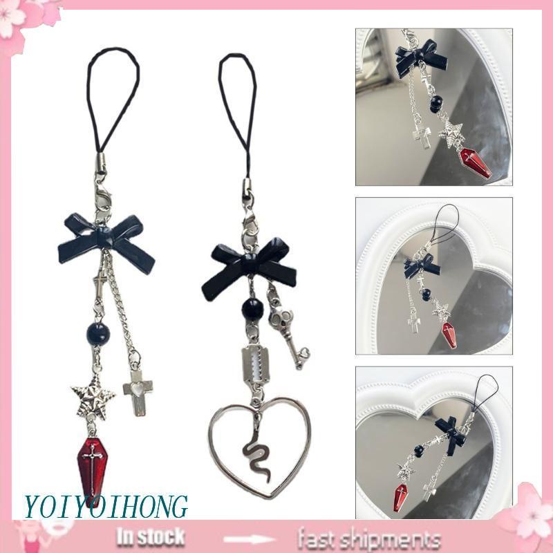 Móc Khóa Điện Thoại YOI Skull Coffin Y2K